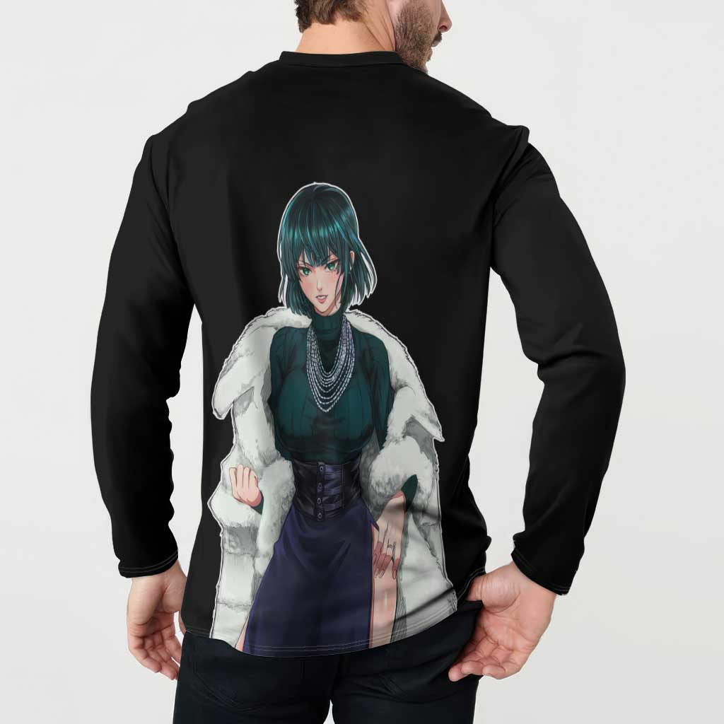 Fubuki - One Punch Man Button Sweatshirt Anime Mix Manga Style