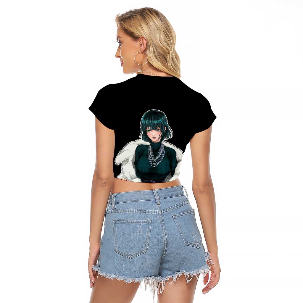 Fubuki - One Punch Man Raglan Cropped T Shirt Anime Mix Manga Style