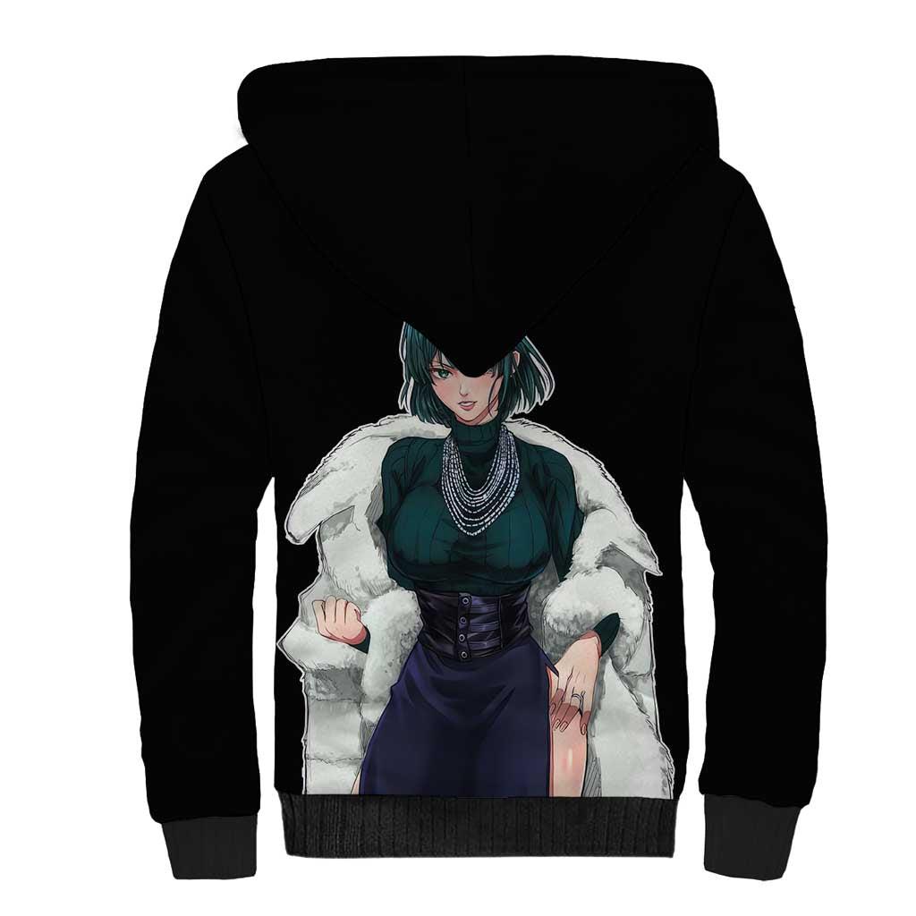 Fubuki - One Punch Man Sherpa Hoodie Anime Mix Manga Style