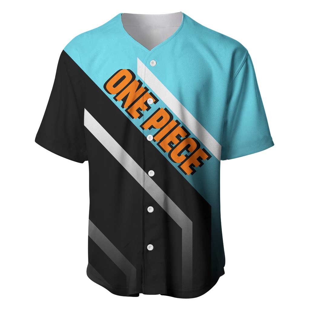 Nami One Piece Baseball Jersey with Weather Staff and Confident Adventure Pose Design - The Mazicc