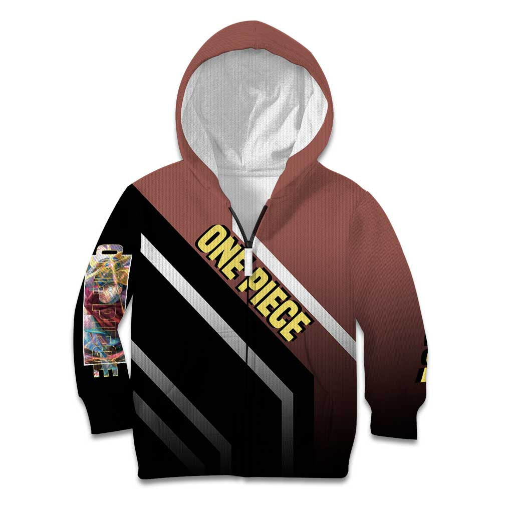 Usopp One Piece Kid Hoodie with Slingshot and Courageous Adventure Pose Design - The Mazicc