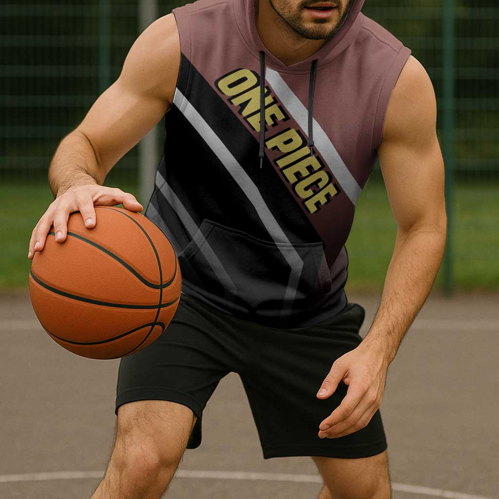 Usopp One Piece Sleeveless Hoodie with Slingshot and Courageous Adventure Pose Design - The Mazicc