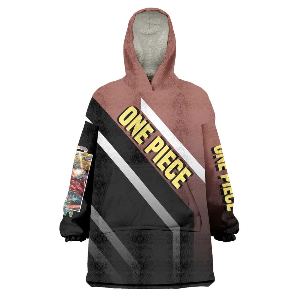 Usopp One Piece Wearable Blanket Hoodie with Slingshot and Courageous Adventure Pose Design - The Mazicc