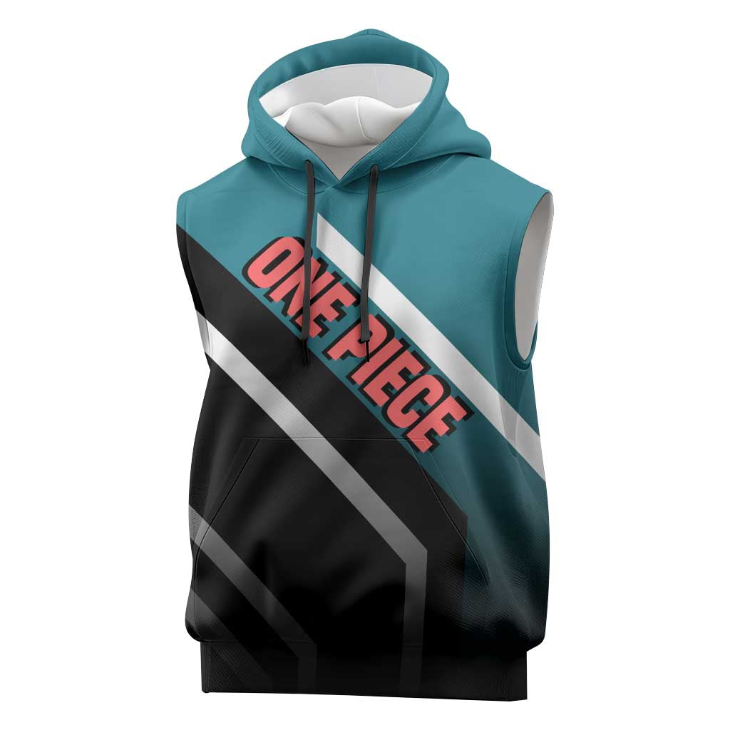 Tony Tony Chopper One Piece Sleeveless Hoodie with Cute Reindeer Pose and Medical Gear Design - The Mazicc