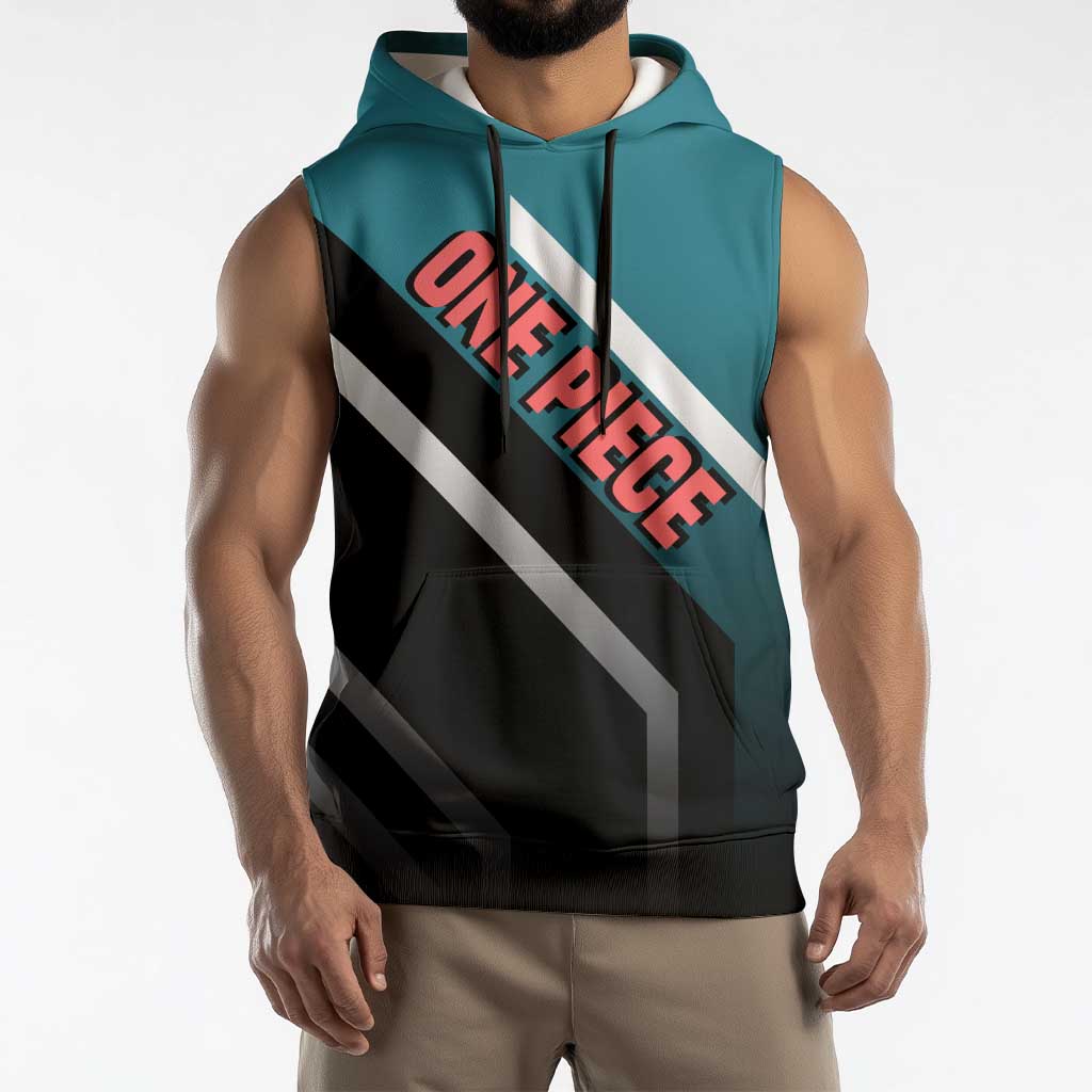 Tony Tony Chopper One Piece Sleeveless Hoodie with Cute Reindeer Pose and Medical Gear Design - The Mazicc