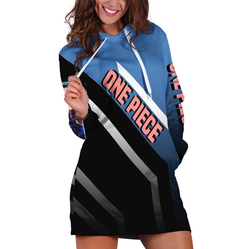 Nico Robin One Piece Hoodie Dress with Elegant Pose and Archaeologist Design - The Mazicc