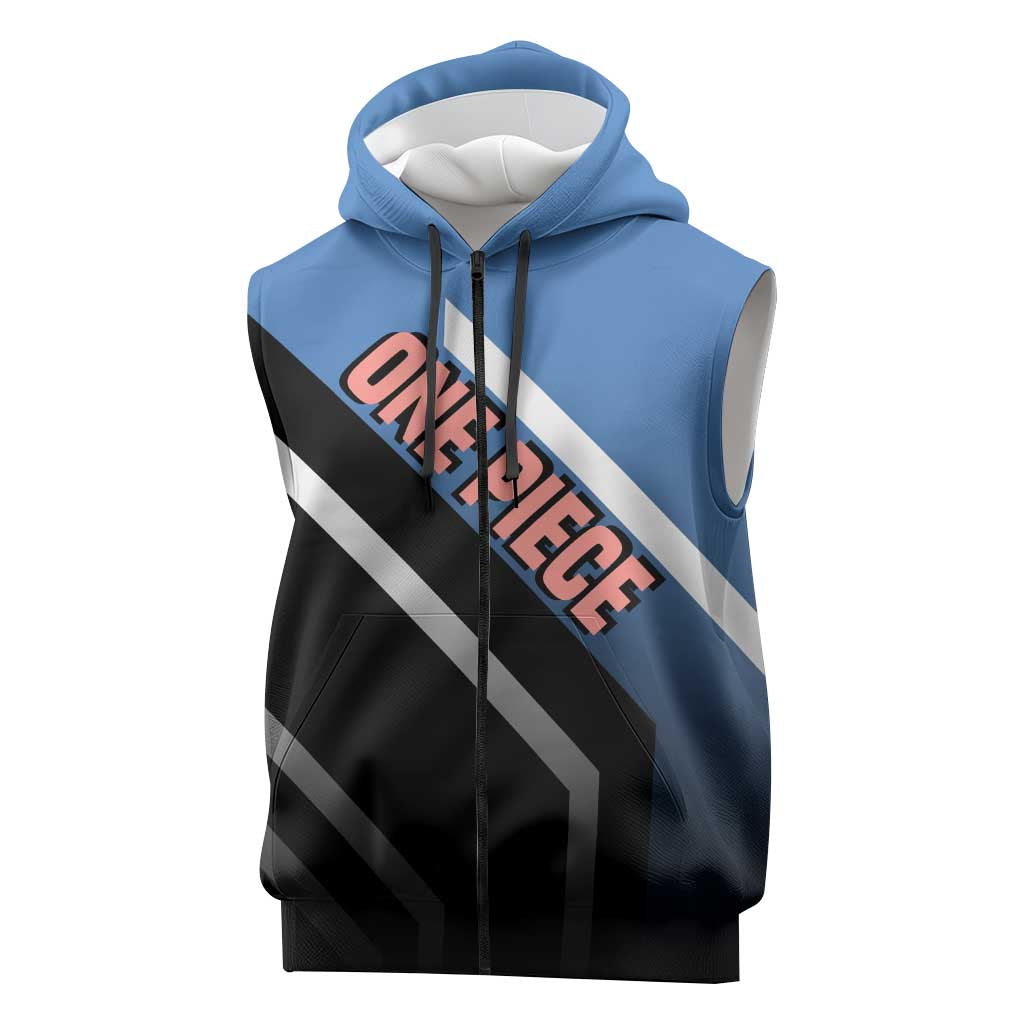Nico Robin One Piece Sleeveless Zip Hoodie with Elegant Pose and Archaeologist Design - The Mazicc