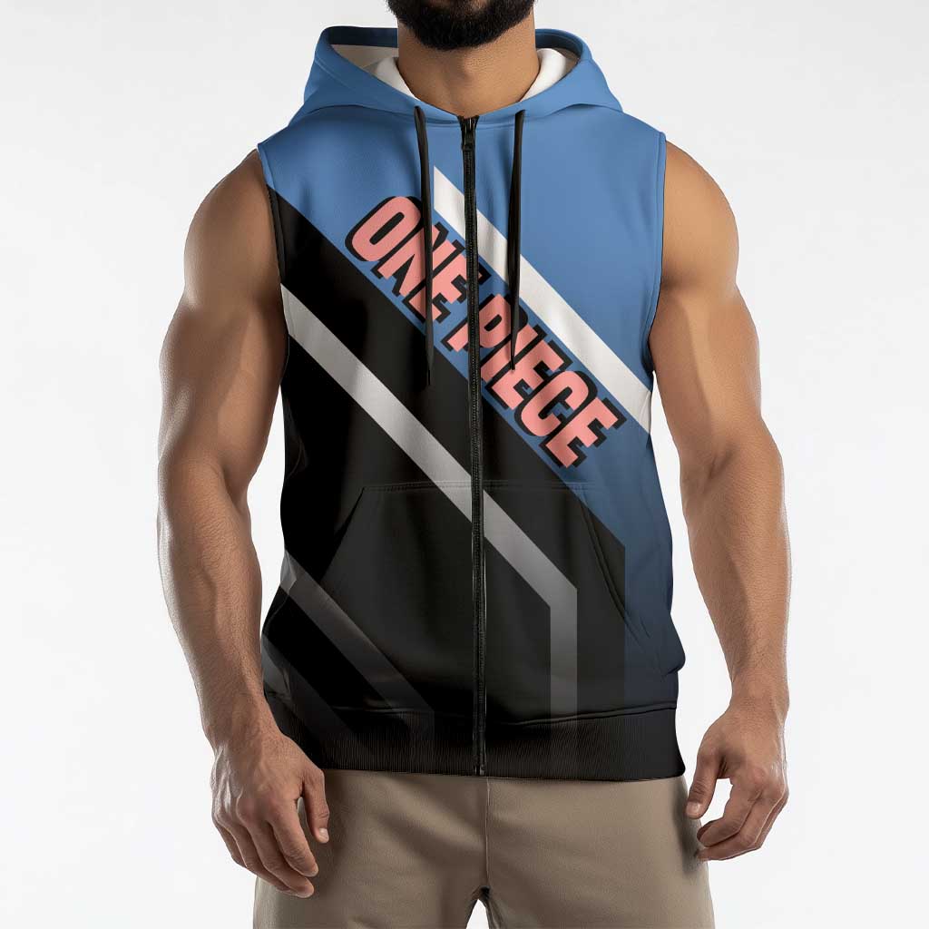 Nico Robin One Piece Sleeveless Zip Hoodie with Elegant Pose and Archaeologist Design - The Mazicc