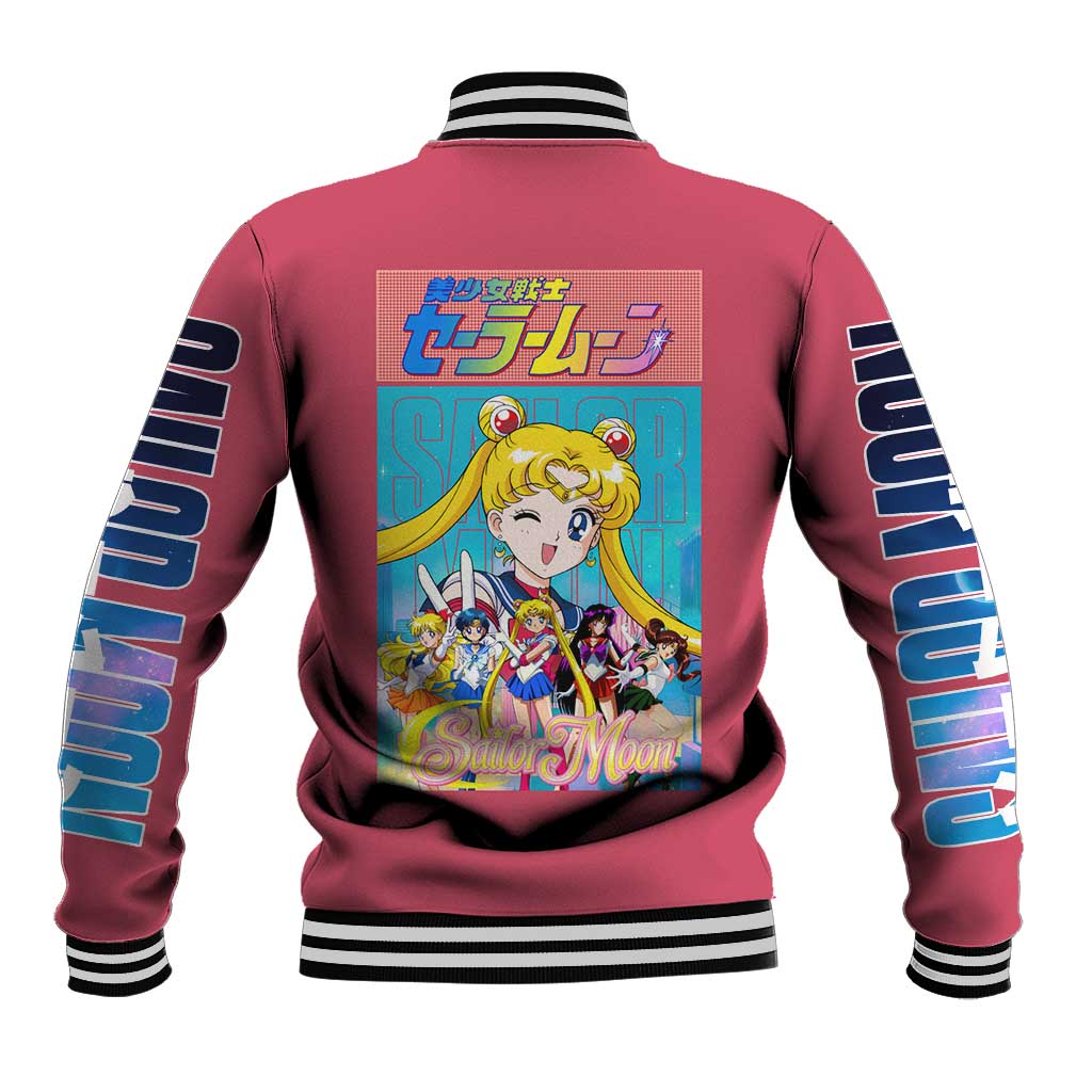 Sailor Scouts Sailor Moon Baseball Jacket Anime Style