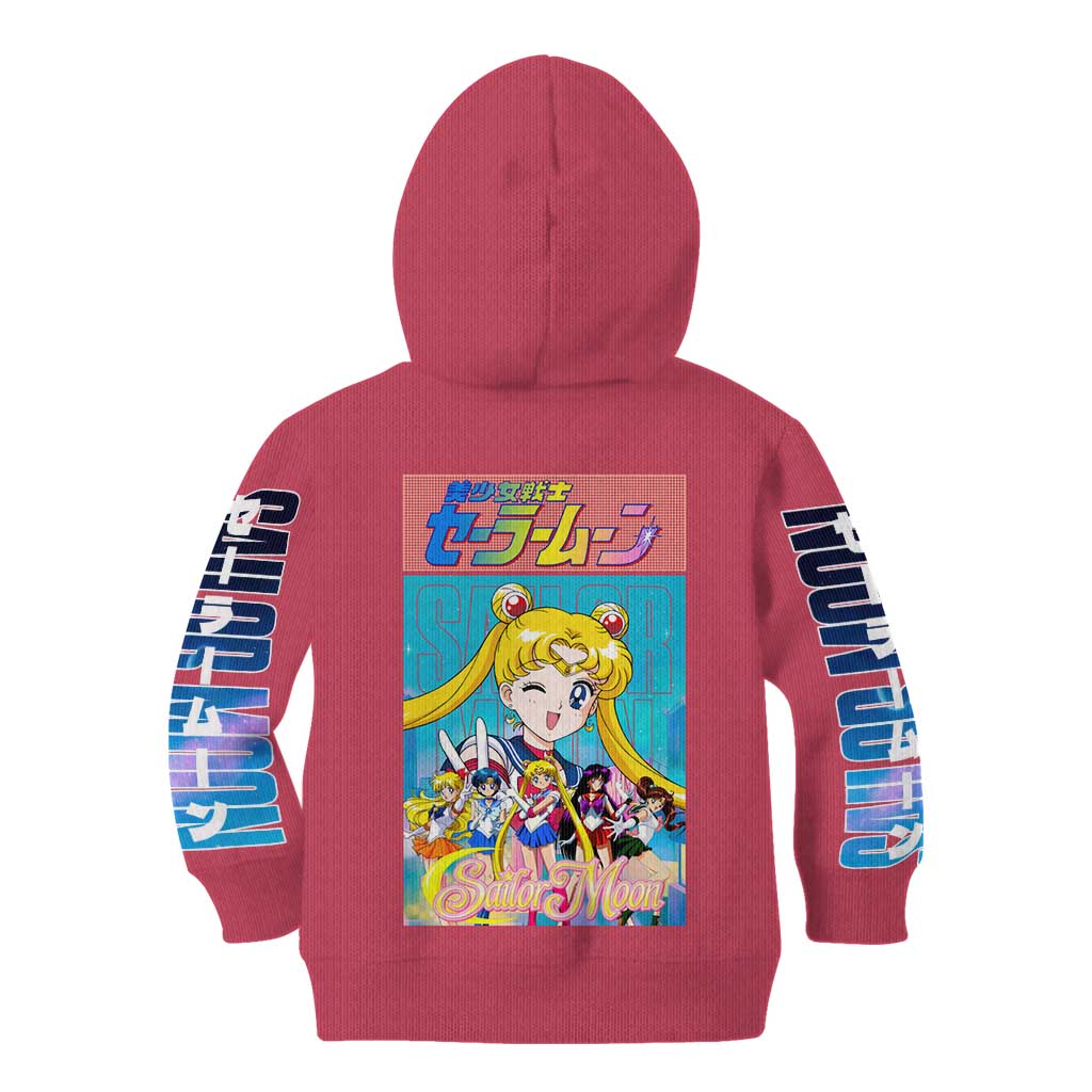 Sailor Scouts Sailor Moon Kid Hoodie Anime Style