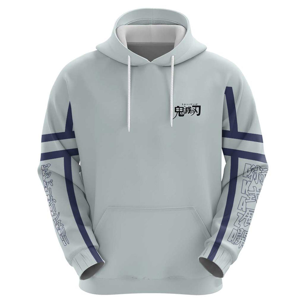 Hakuji - Akaza Demon Slayer Hoodie Anime Style