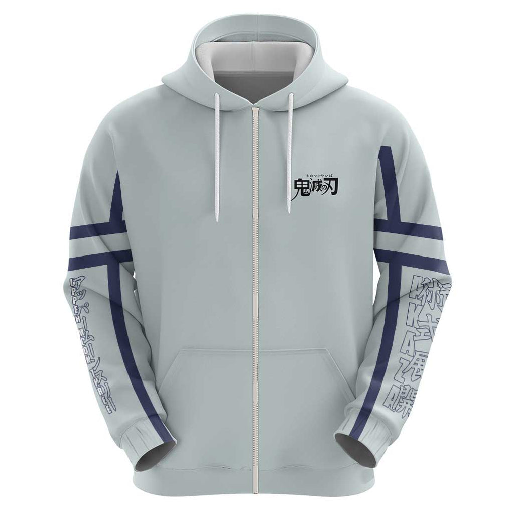 Hakuji - Akaza Demon Slayer Hoodie Anime Style