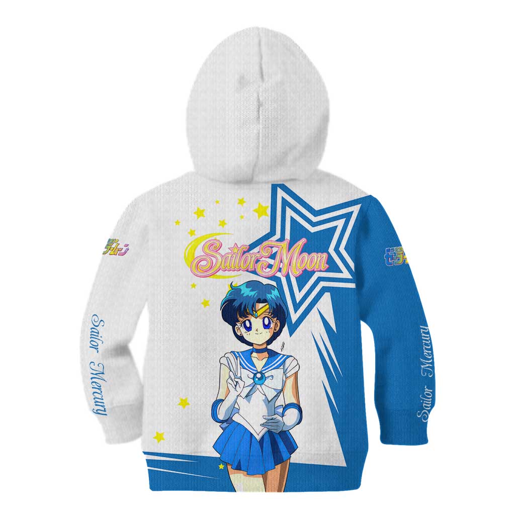 Sailor Mercury - Sailor Moon Kid Hoodie Anime Style
