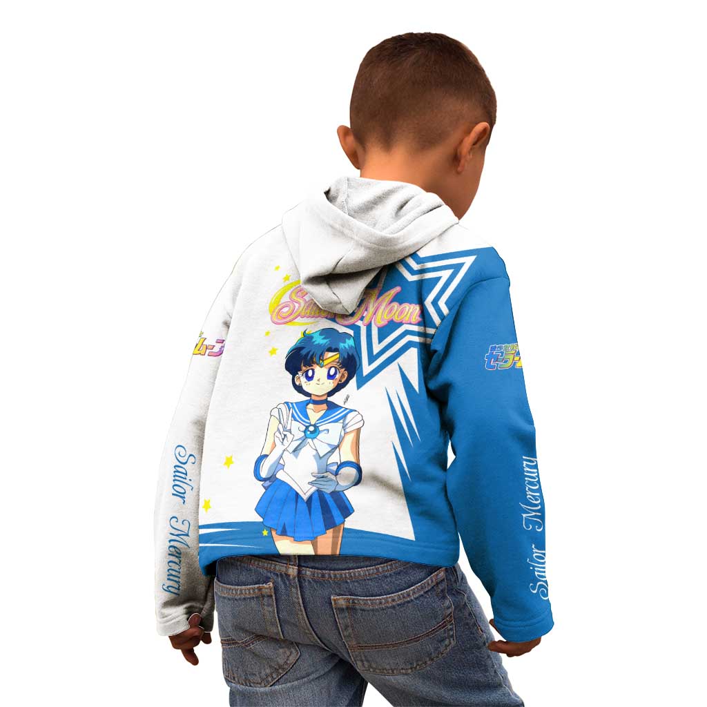 Sailor Mercury - Sailor Moon Kid Hoodie Anime Style