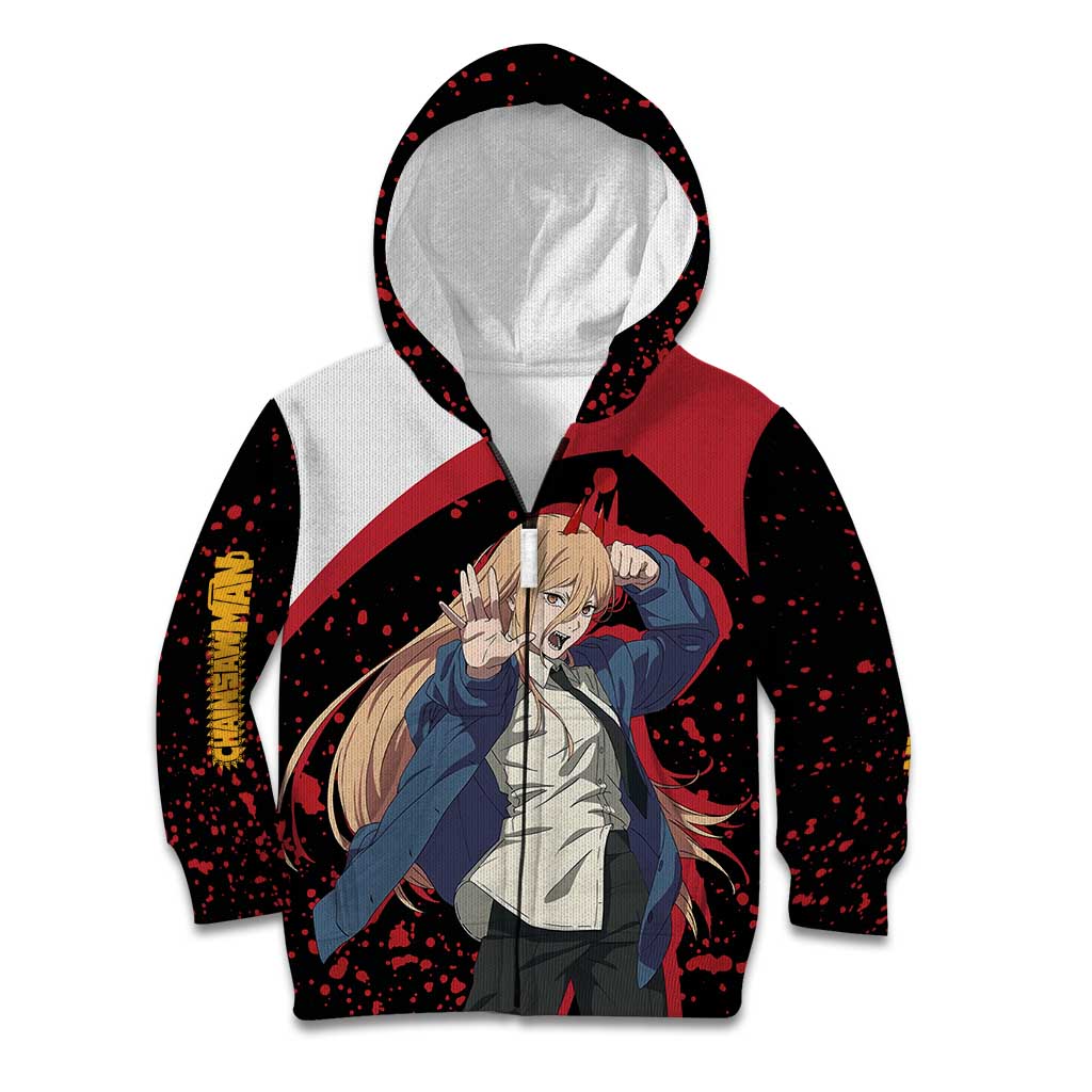 Power - Chainsaw Man Kid Hoodie Anime Style