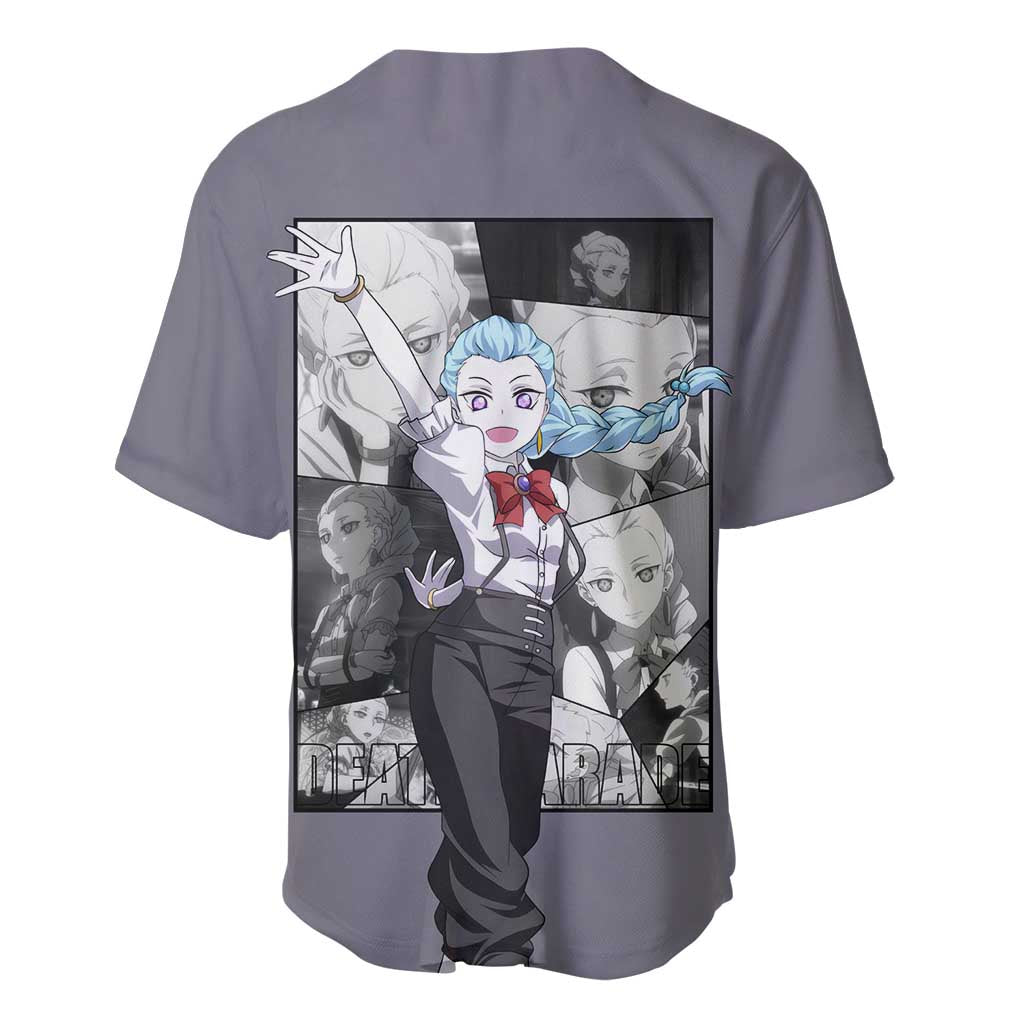 Nona - Death Parade Baseball Jersey Anime Style