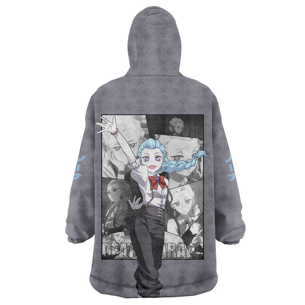 Nona - Death Parade Wearable Blanket Hoodie Anime Style