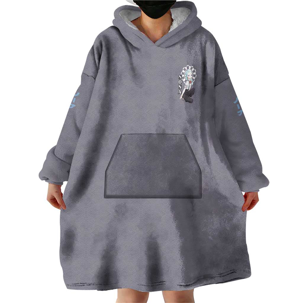 Nona - Death Parade Wearable Blanket Hoodie Anime Style
