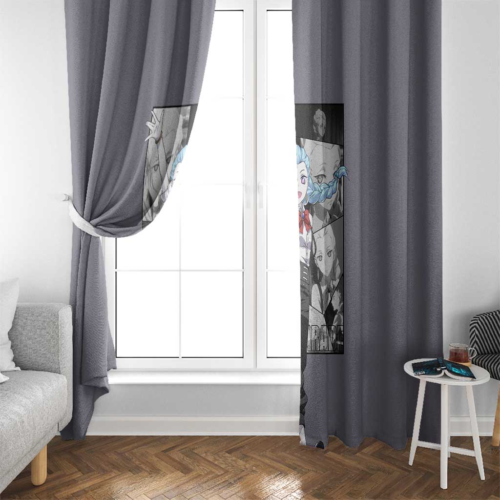 Nona - Death Parade Window Curtain Anime Style