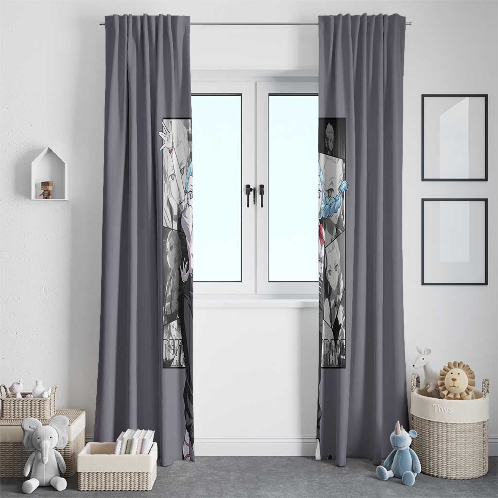 Nona - Death Parade Window Curtain Anime Style
