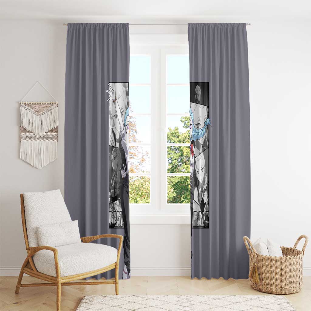 Nona - Death Parade Window Curtain Anime Style
