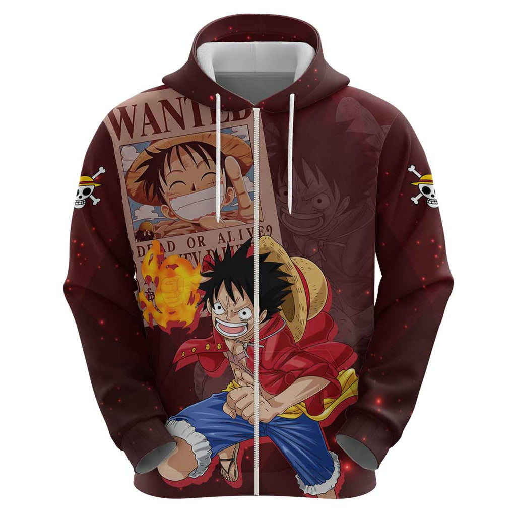 Luffy - Straw Hat - One Piece Hoodie Anime Style