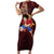 Luffy - Straw Hat - One Piece Short Sleeve Bodycon Dress Anime Style
