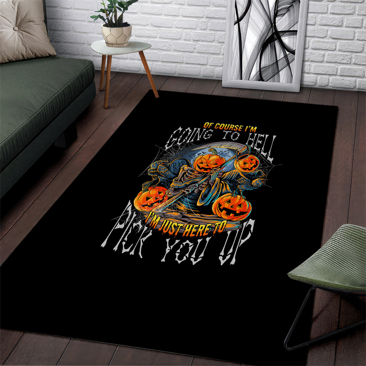 of-course-im-going-to-hell-skull-pumpkin-halloween-area-rug