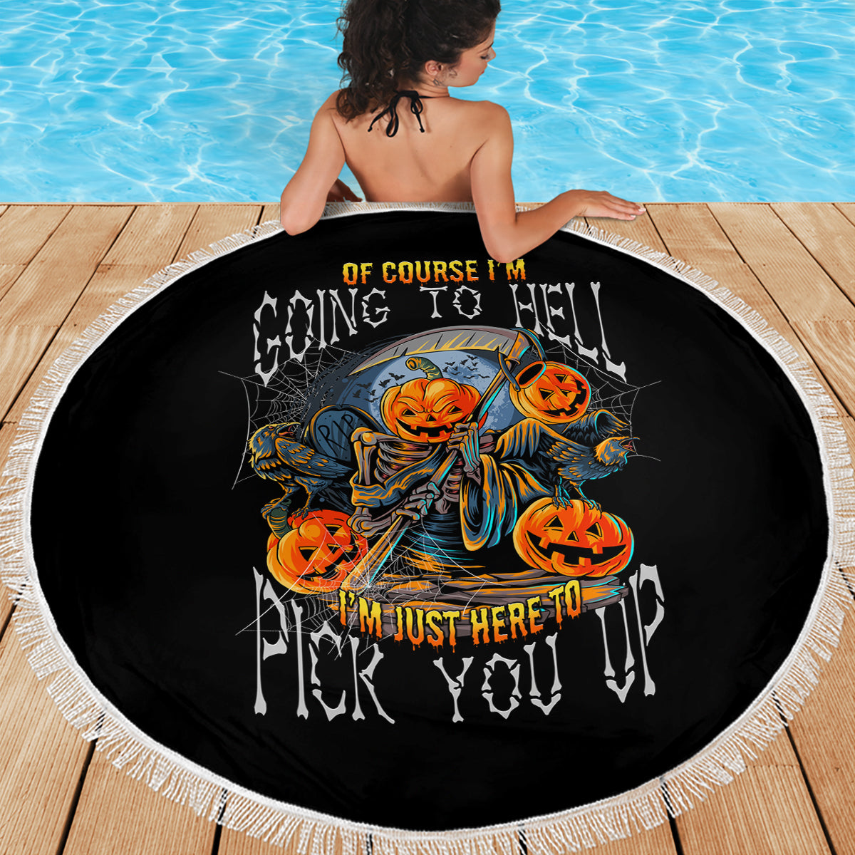 of-course-im-going-to-hell-skull-pumpkin-halloween-beach-blanket