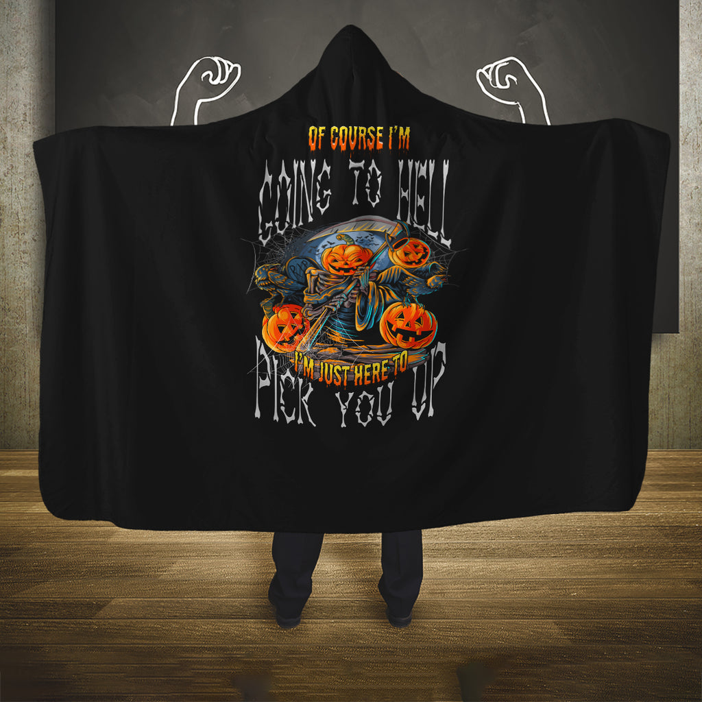 of-course-im-going-to-hell-skull-pumpkin-halloween-hooded-blanket