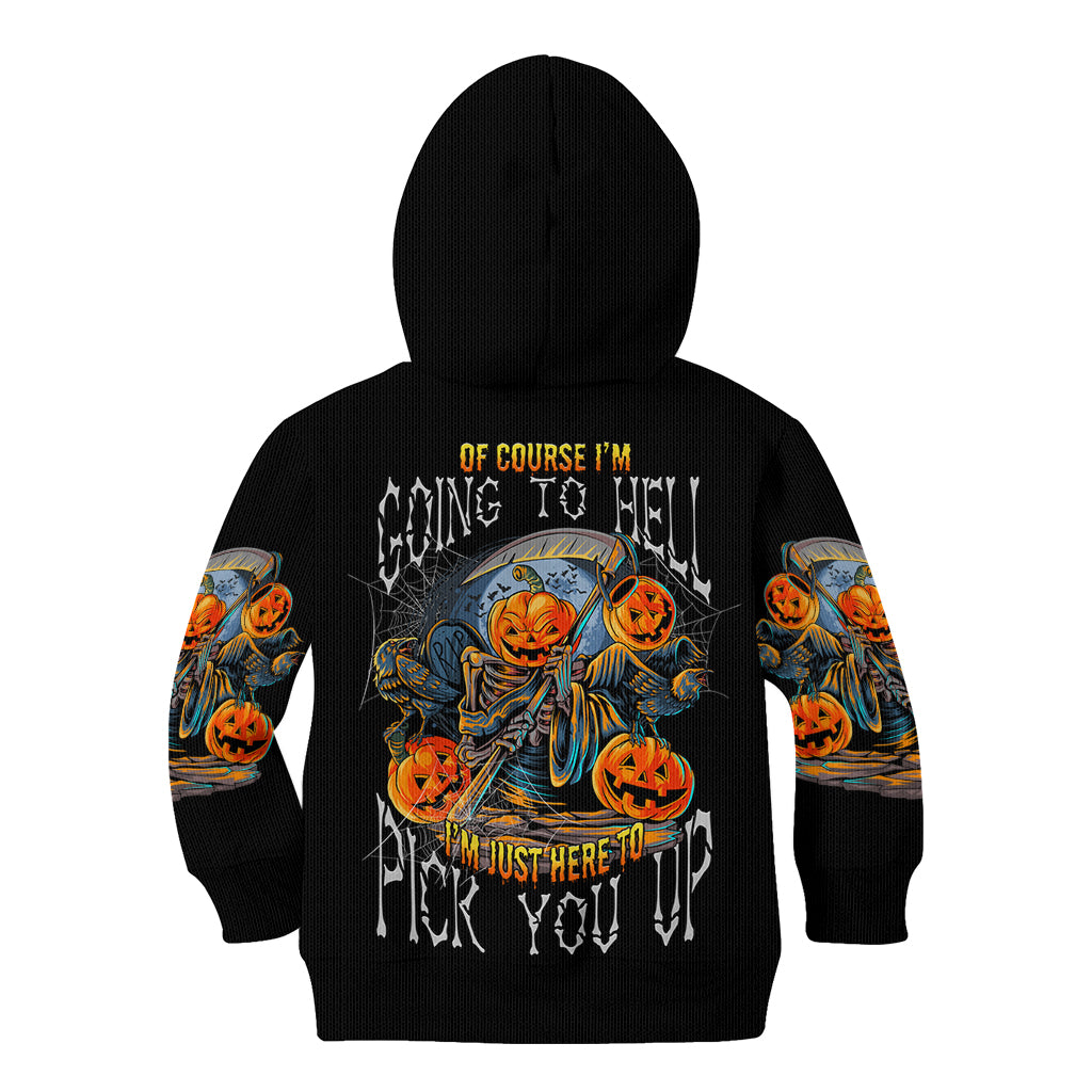 of-course-im-going-to-hell-skull-pumpkin-halloween-kid-hoodie
