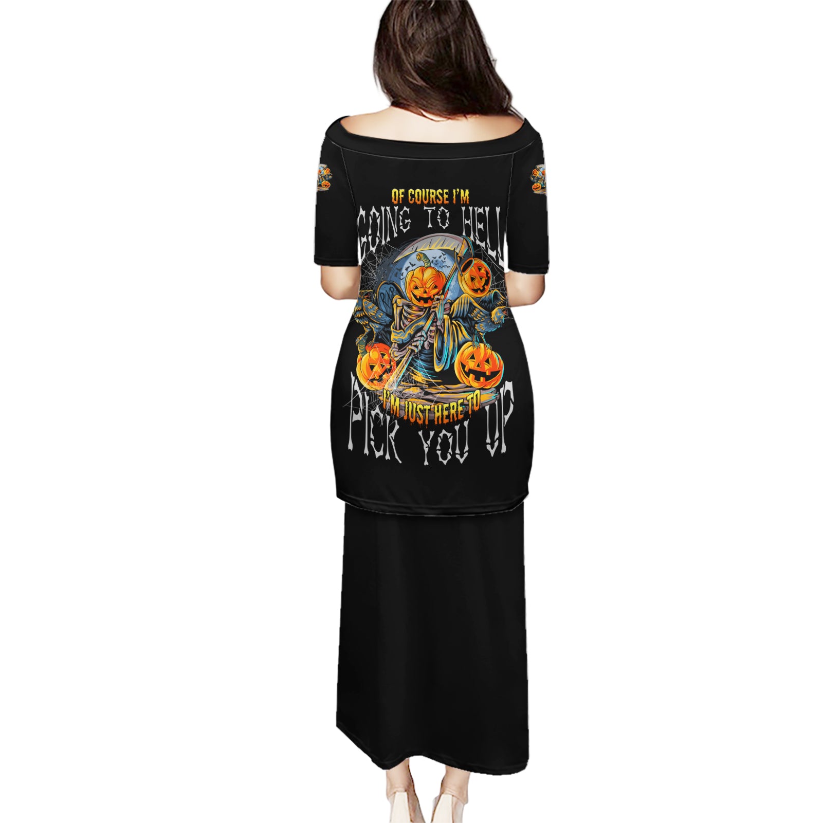 of-course-im-going-to-hell-skull-pumpkin-halloween-puletasi
