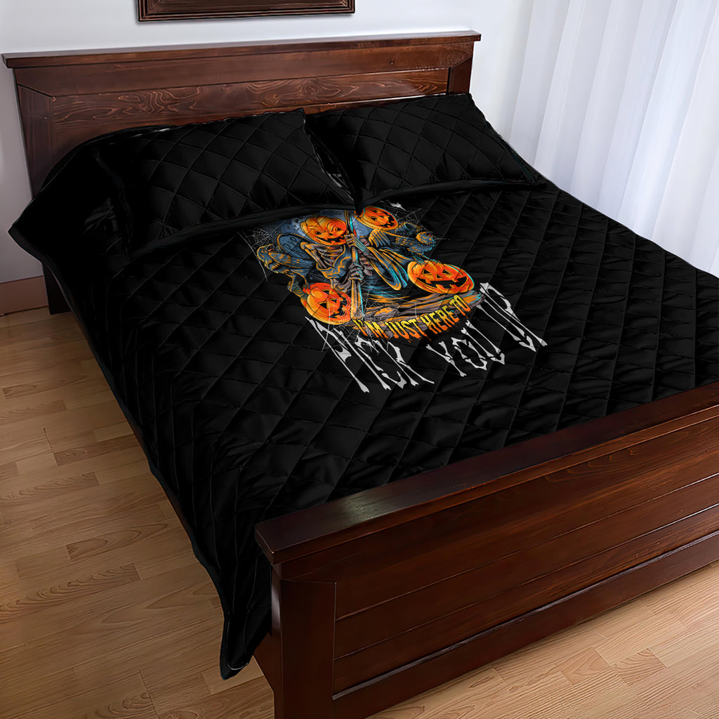 of-course-im-going-to-hell-skull-pumpkin-halloween-quilt-bed-set