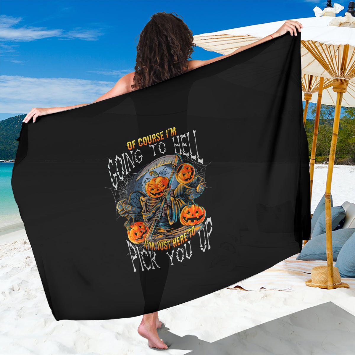 of-course-im-going-to-hell-skull-pumpkin-halloween-sarong