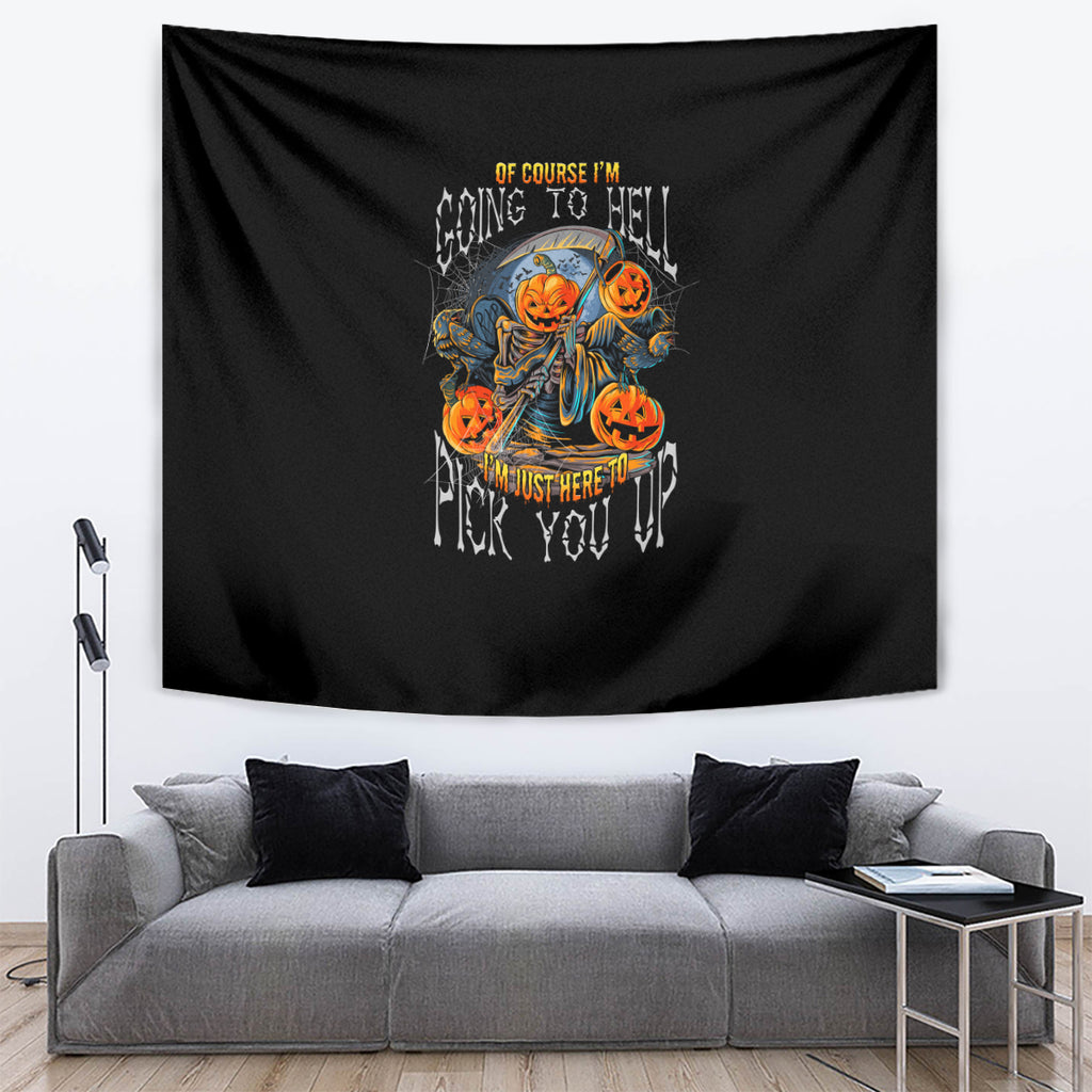 of-course-im-going-to-hell-skull-pumpkin-halloween-tapestry