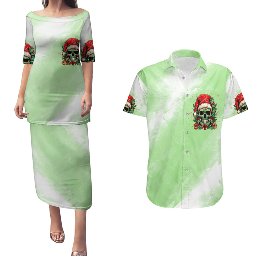 on-the-naughty-list-skull-christmas-couples-matching-puletasi-dress-and-hawaiian-shirt
