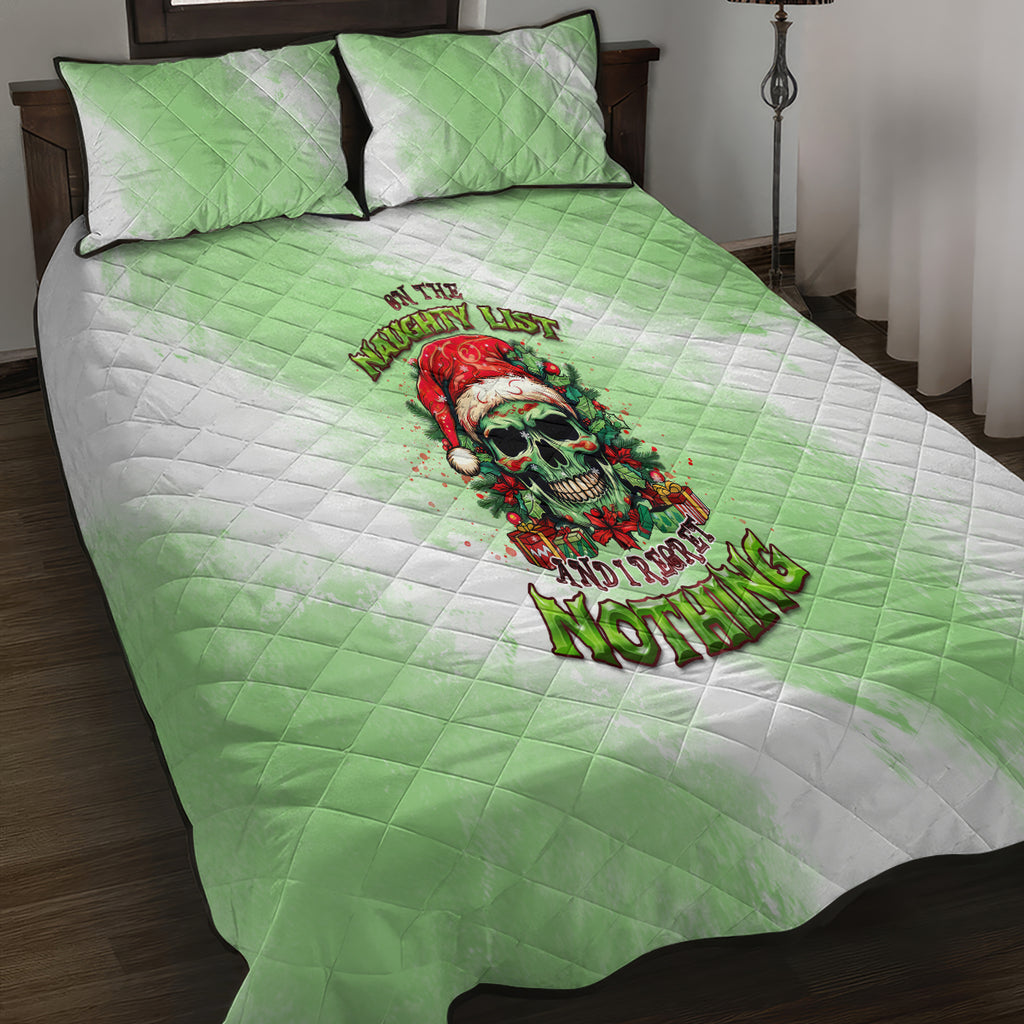 on-the-naughty-list-skull-christmas-quilt-bed-set