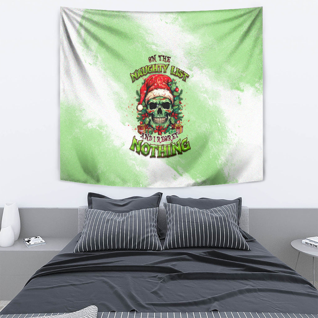 on-the-naughty-list-skull-christmas-tapestry