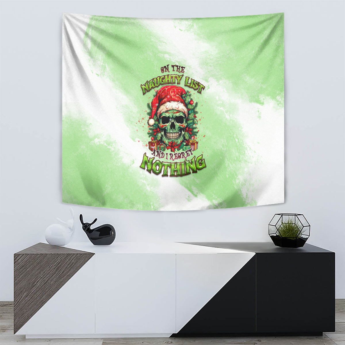 on-the-naughty-list-skull-christmas-tapestry