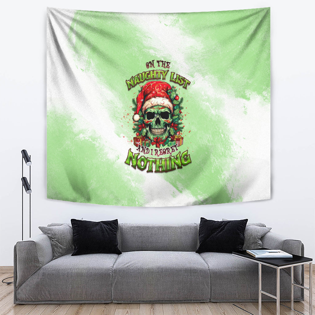 on-the-naughty-list-skull-christmas-tapestry