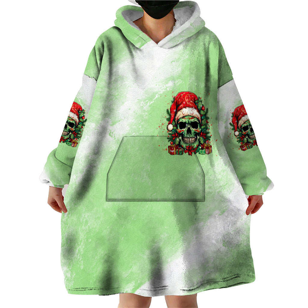 on-the-naughty-list-skull-christmas-wearable-blanket-hoodie