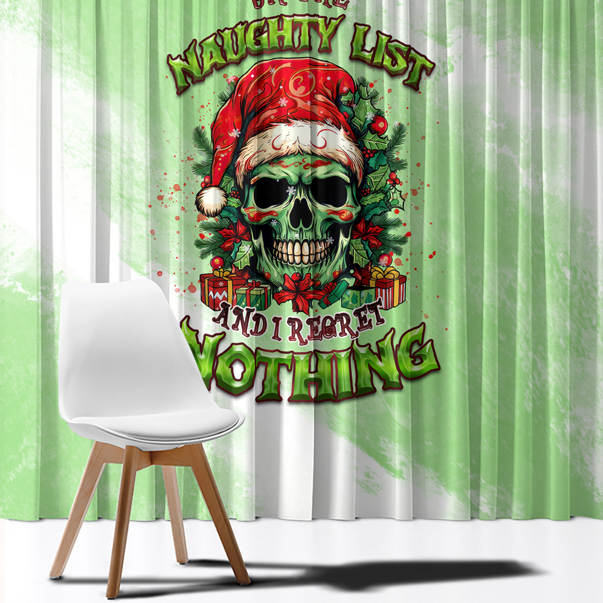 on-the-naughty-list-skull-christmas-window-curtain