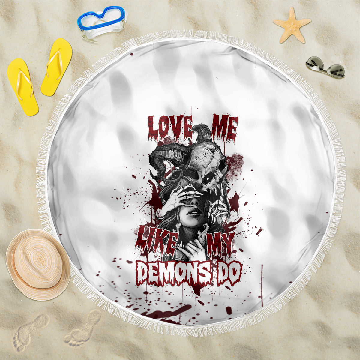 love-me-like-my-demons-do-skull-beach-blanket