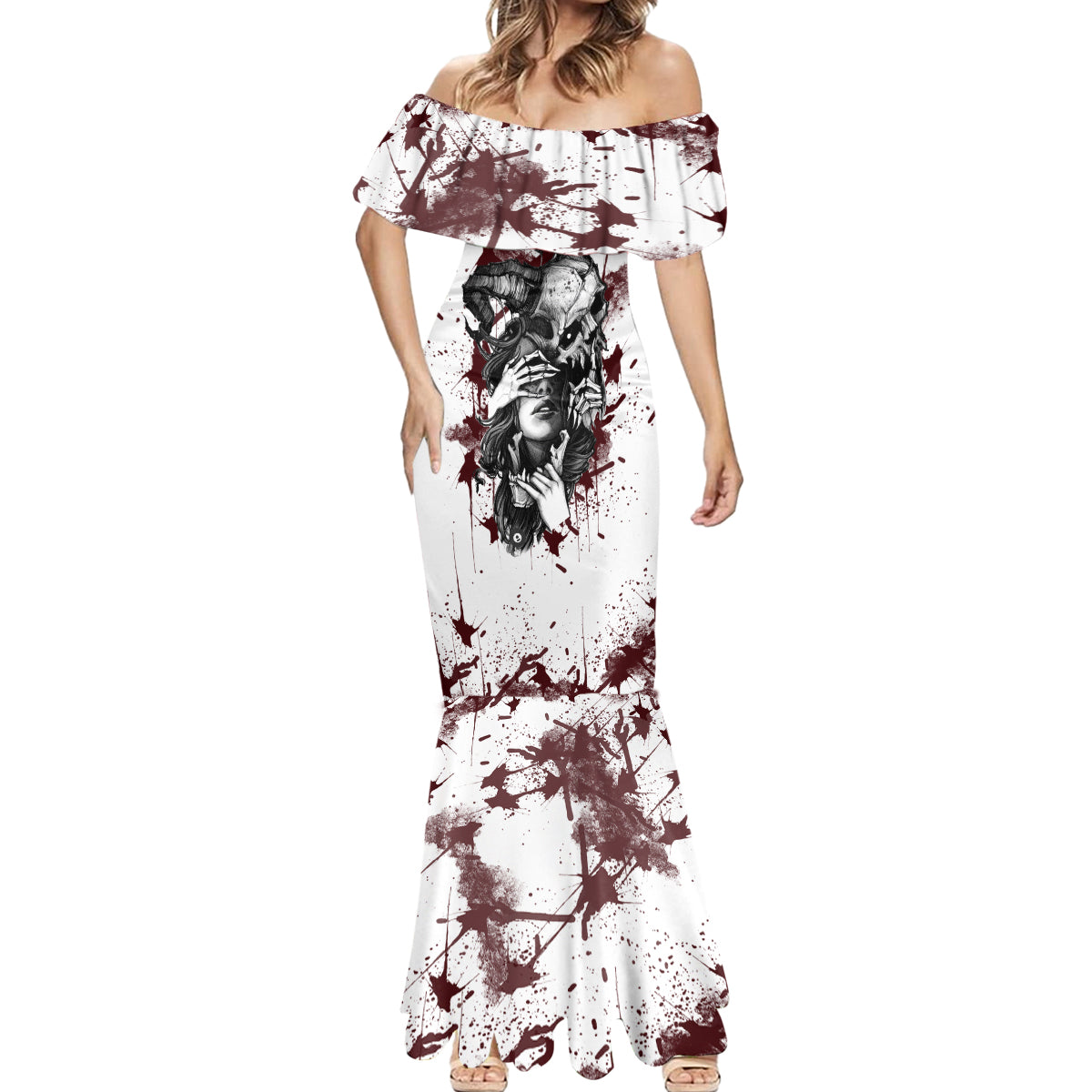 love-me-like-my-demons-do-skull-mermaid-dress