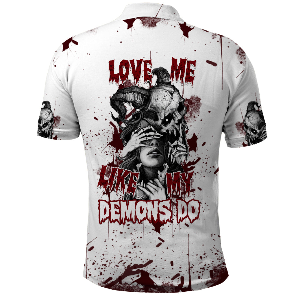 love-me-like-my-demons-do-skull-polo-shirt