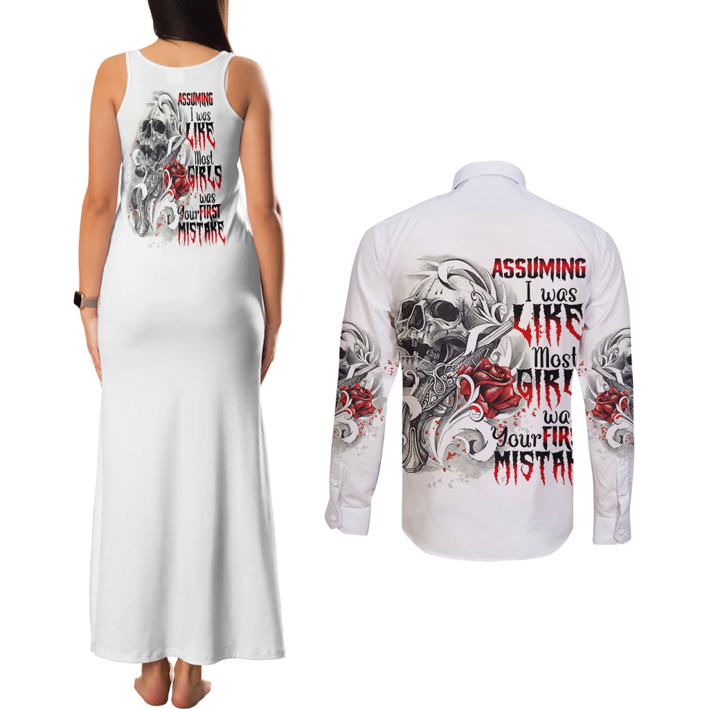assuming-i-was-like-most-girls-skull-couples-matching-tank-maxi-dress-and-long-sleeve-button-shirt
