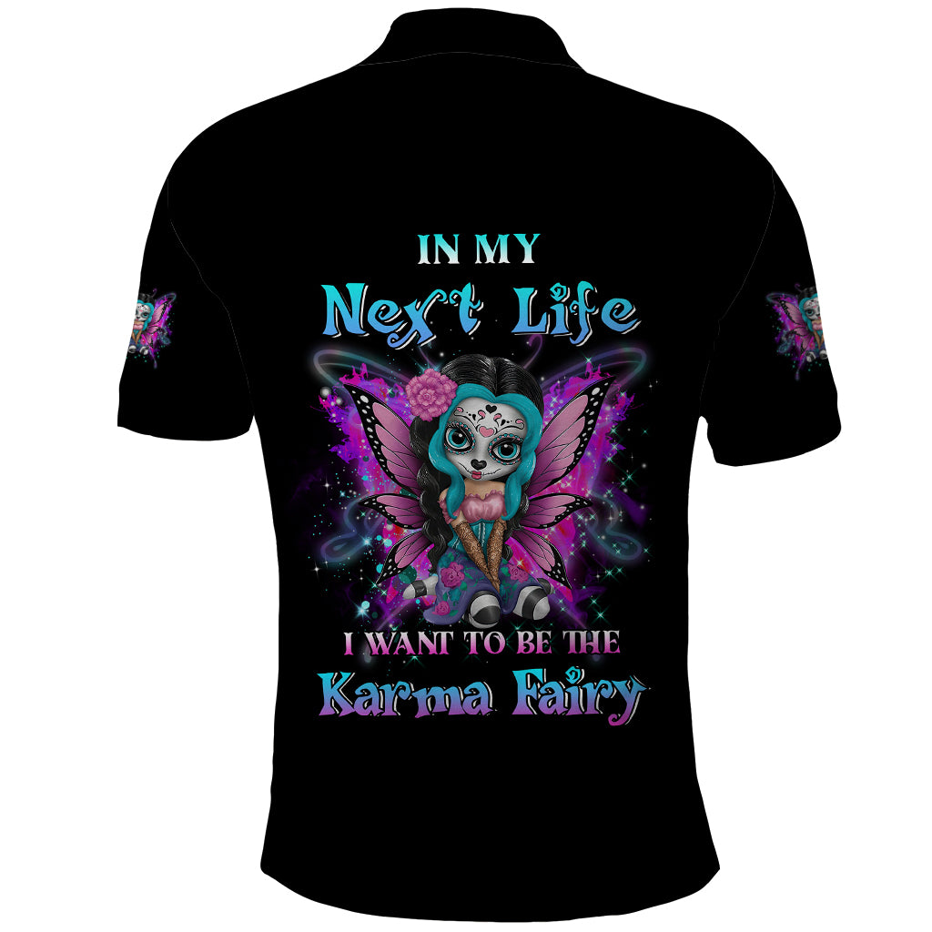 karma-fairy-sugar-skull-polo-shirt