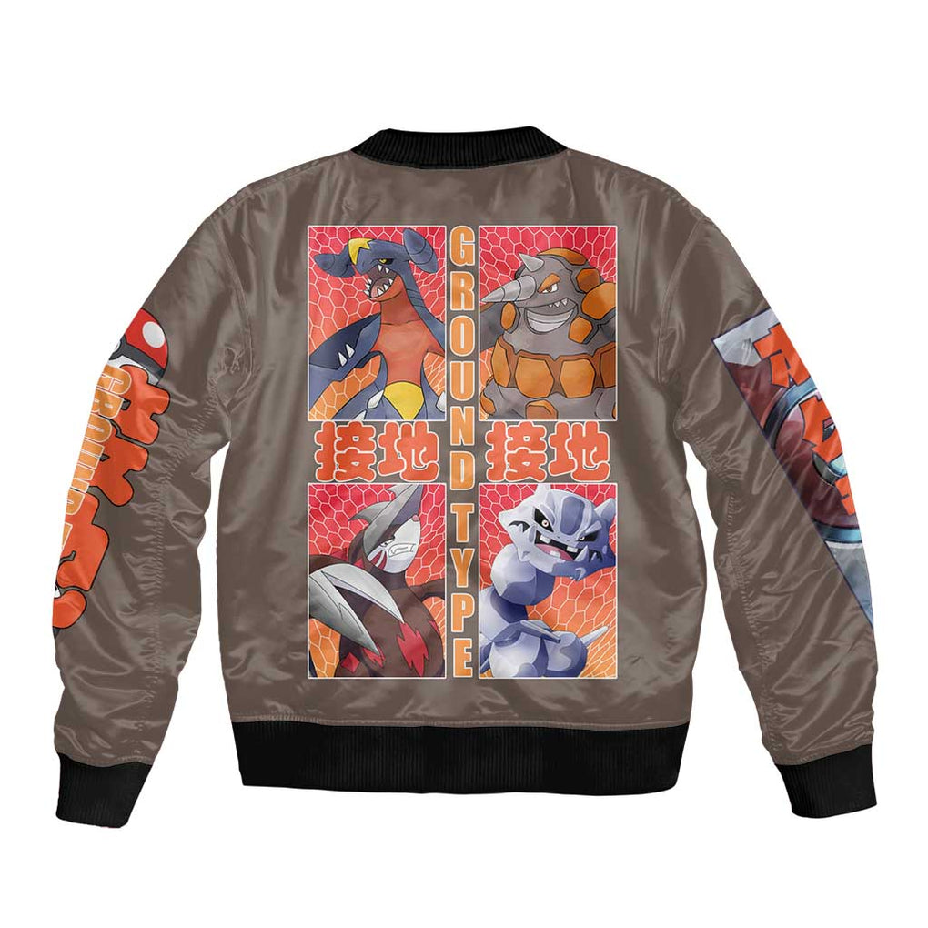 Ground Type Poke Bomber Jacket Japan Anime Style