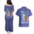 Water Type Poke Couples Matching Puletasi and Hawaiian Shirt Japan Anime Style