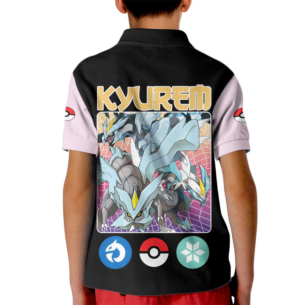 Kyurem Poke Kid Polo Shirt Japan Anime Style